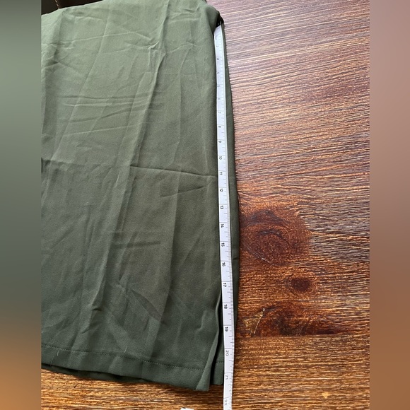 3/$20  Boho Solid Sleeveless Long Length Jumpsuit Baggy Jumpsuit Army Green - Picture 4 of 10